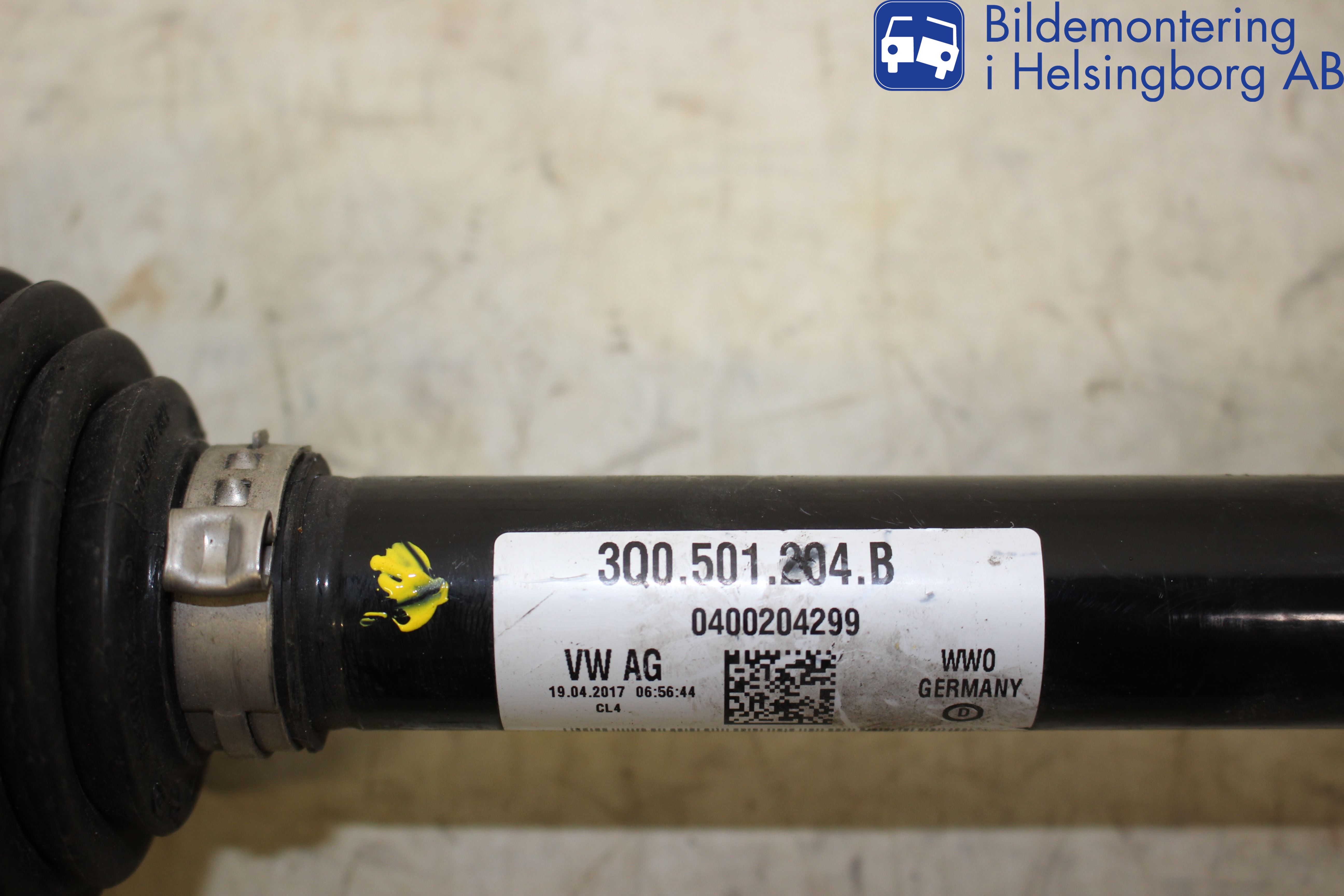 Skoda KODIAQ 17-24 Drivaxel Bak Höger