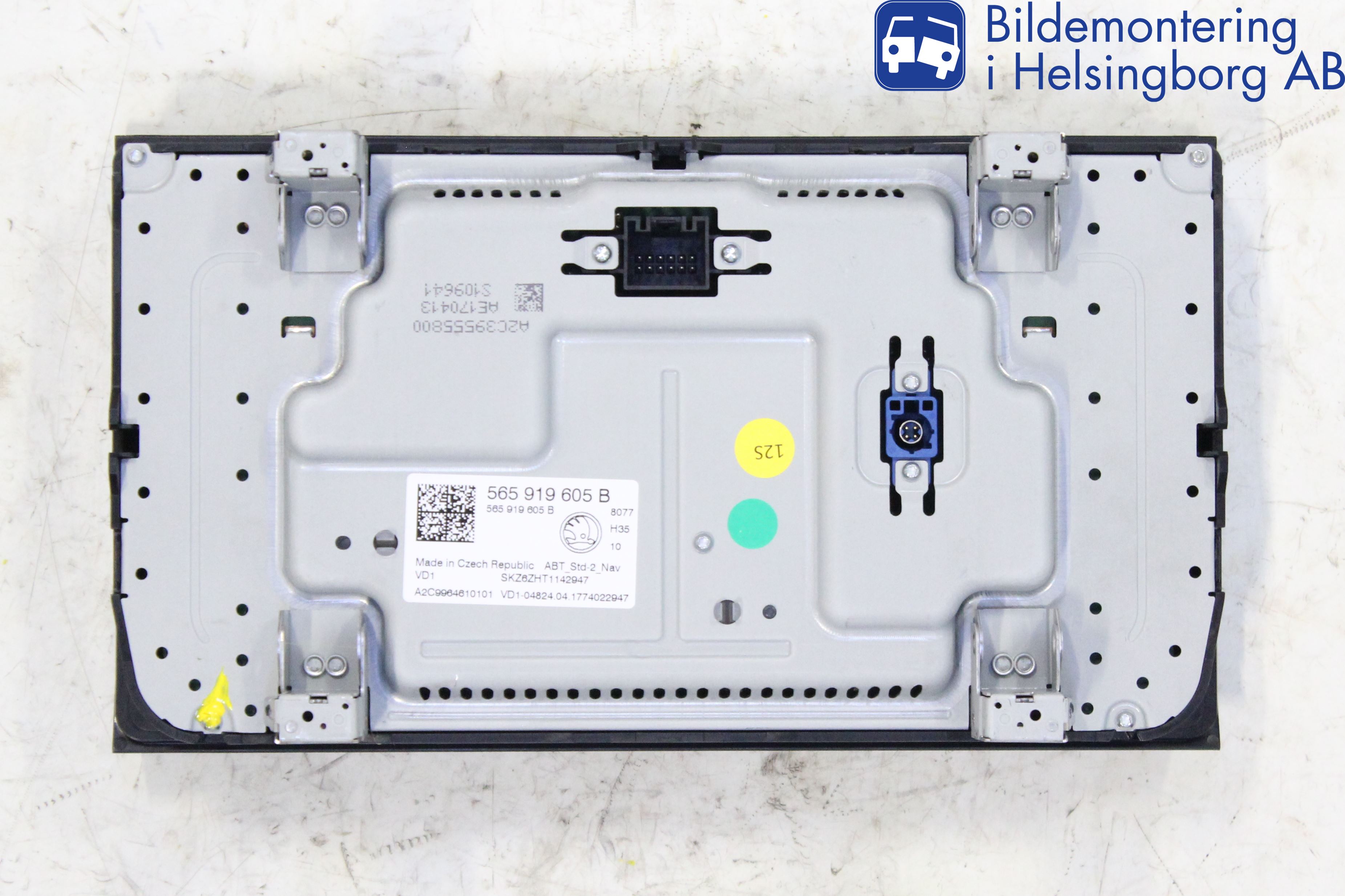 Skoda KODIAQ 17-24 Kontrolldisplay