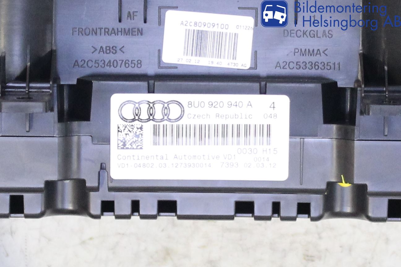 Audi Q3 8U 12-18 Instrument Komb