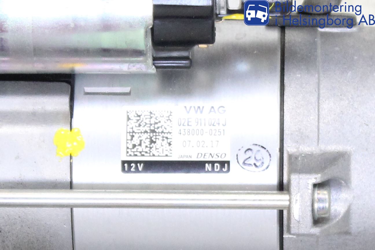 Skoda KODIAQ 17-24 Startmotor Diesel