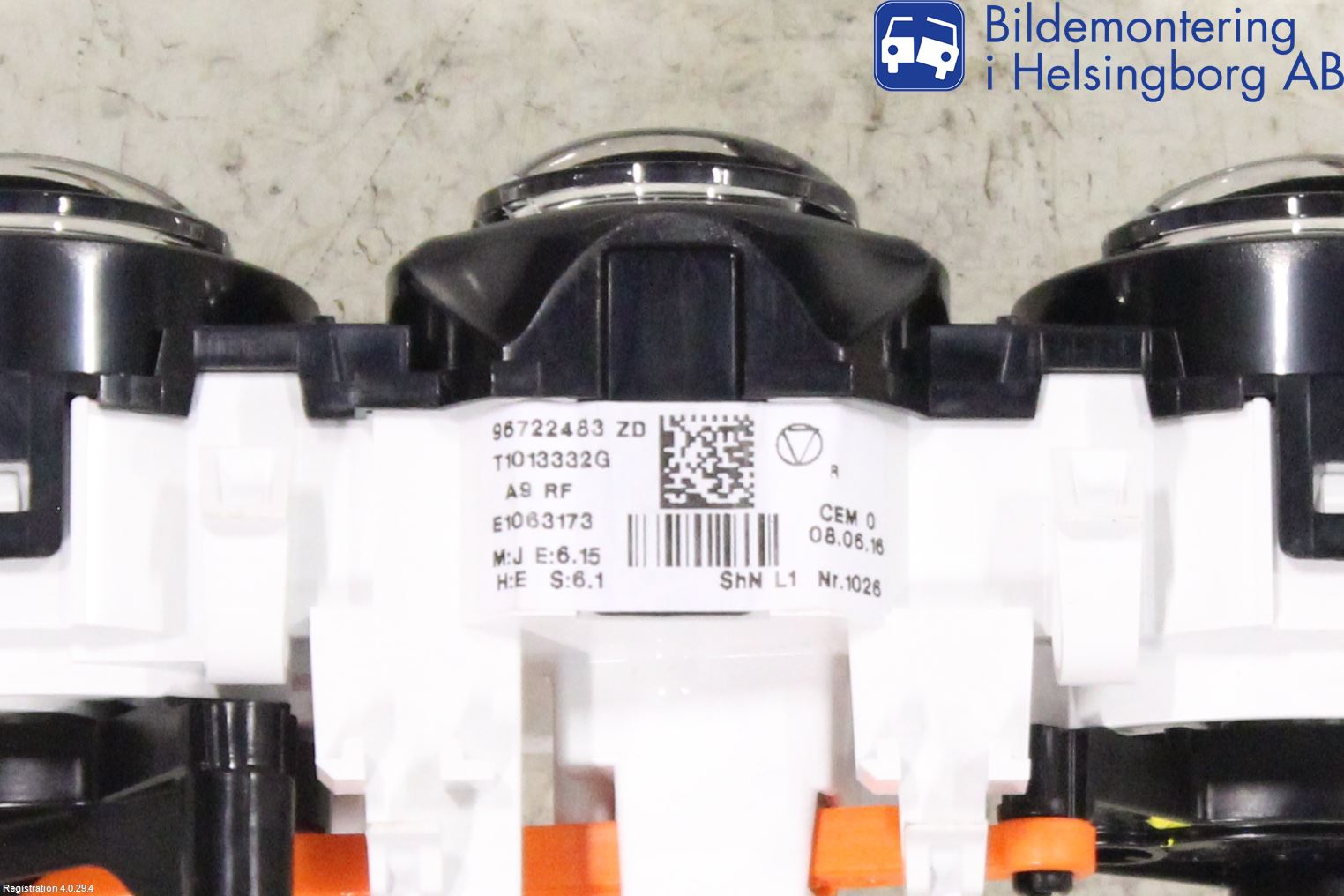 Peugeot 2008 13-20 Värmereglage