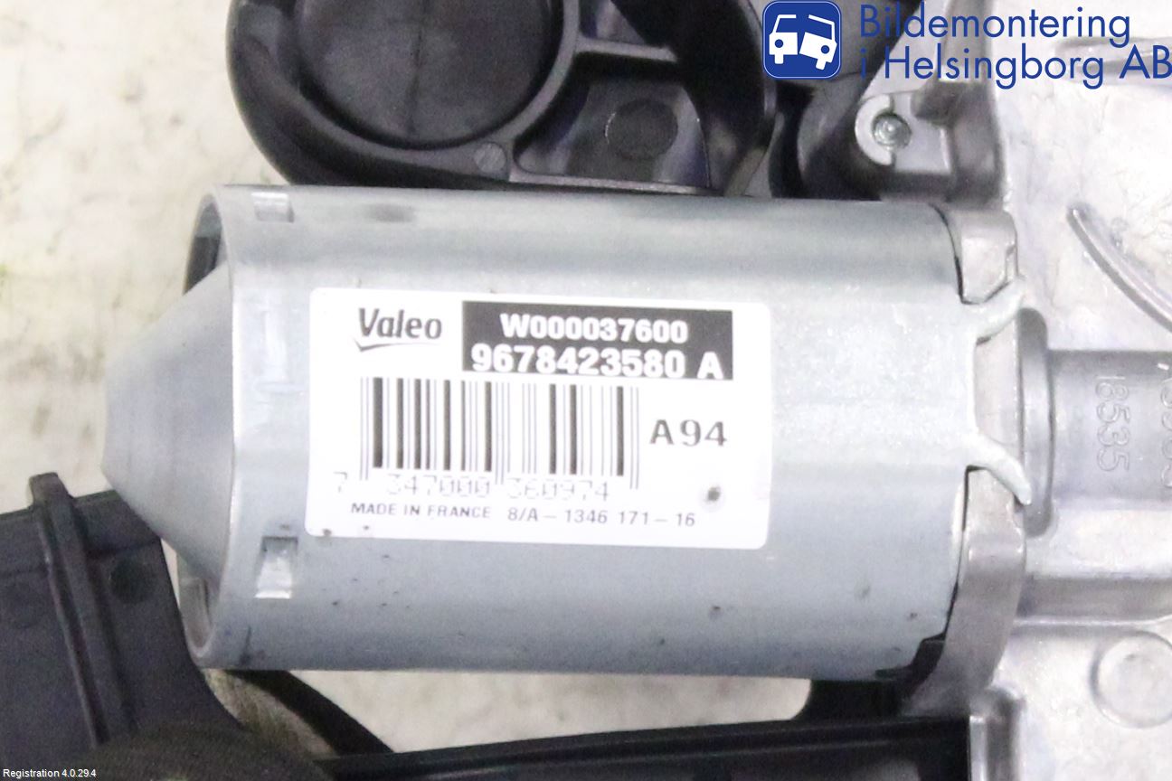 Peugeot 2008 13-20 Torkarmotor Baklucka