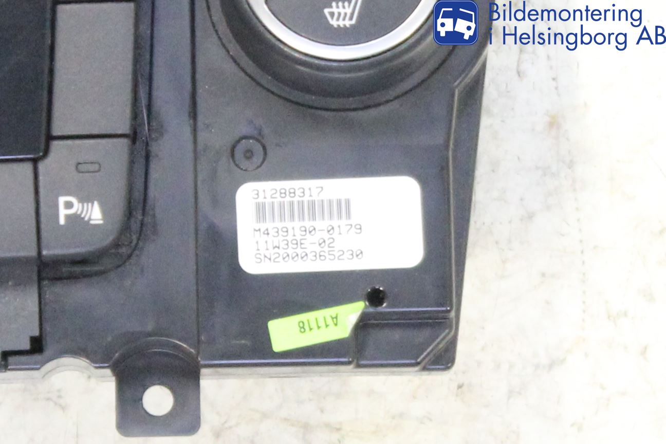 Volvo XC60 09-13 Ac Styrenhet Ac Manöveren