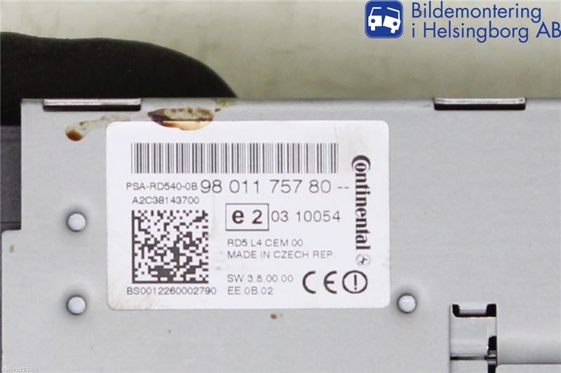 Peugeot 508 11-18 Cd Radio - Multimediapanel