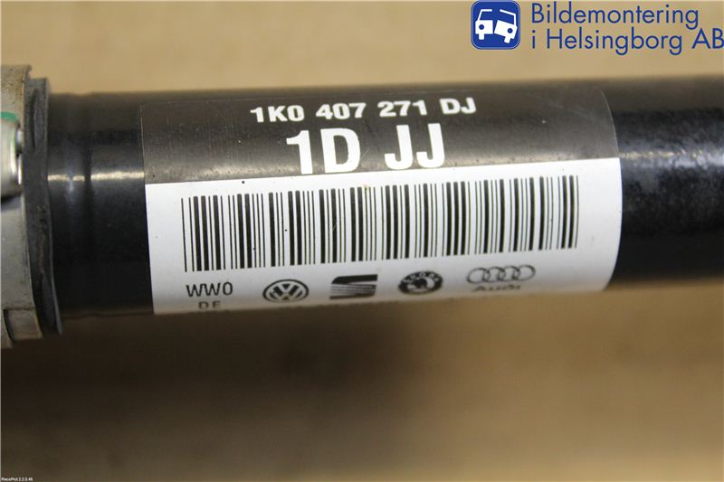 Volkswagen VW GOLF PLUS/CROSS GOLF 04-14 Drivaxel Fram Vänster