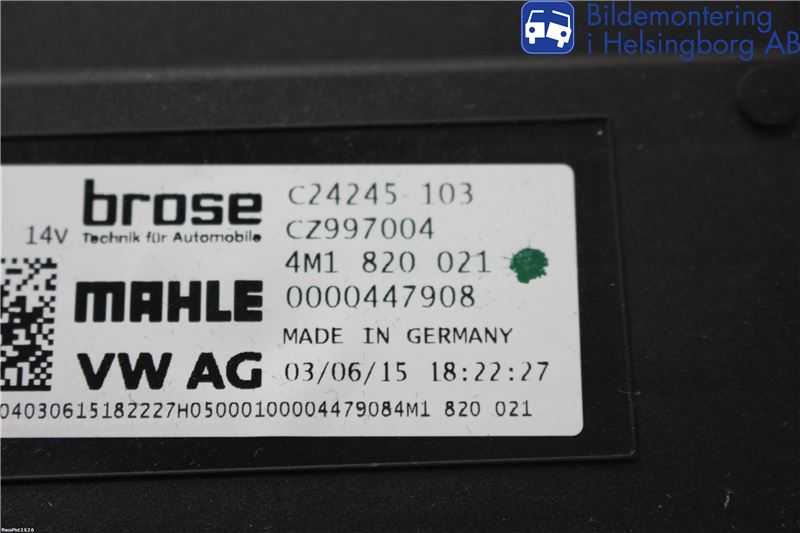 Audi Q7/SQ7 Värmefläkt