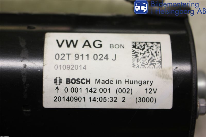 Skoda FABIA 07-14 Startmotor