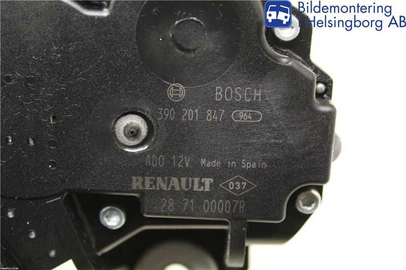 Renault MEGANE III 09-15 Torkarmotor Baklucka