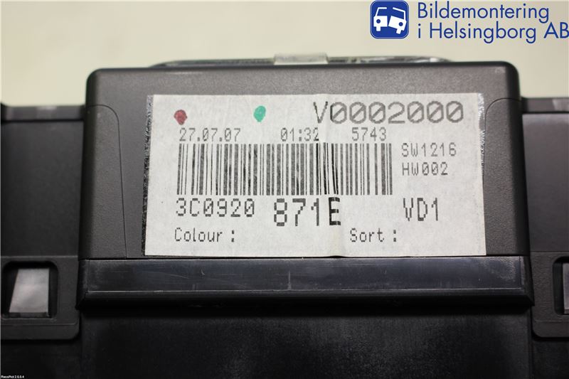 Volkswagen VW PASSAT 05-11 Instrument Komb