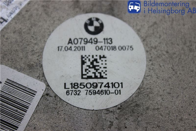 BMW 5 F10/F11/F18 09-17 Kylfläkt El