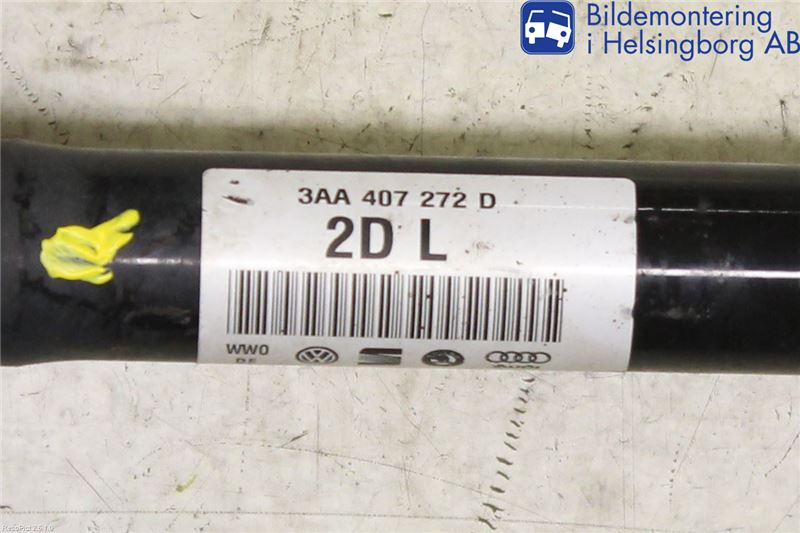 Volkswagen VW PASSAT 15-19 Drivaxel Fram Höger