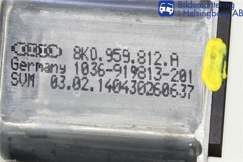 Audi A1/S1 11-18 Fönsterhissmotor