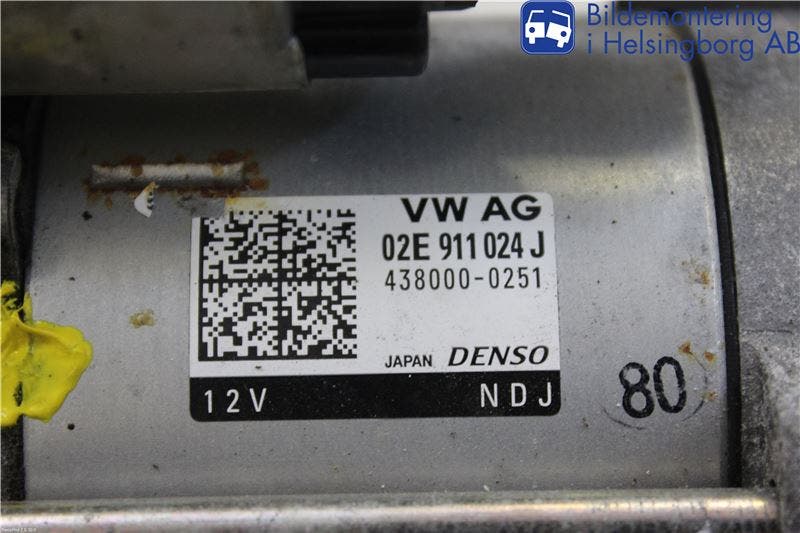 Volkswagen VW PASSAT 15-19 Startmotor Diesel