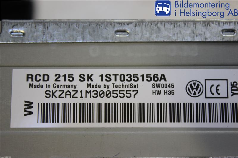 Skoda CITIGO / CITIGO E IV Cd Radio - Multimediapanel