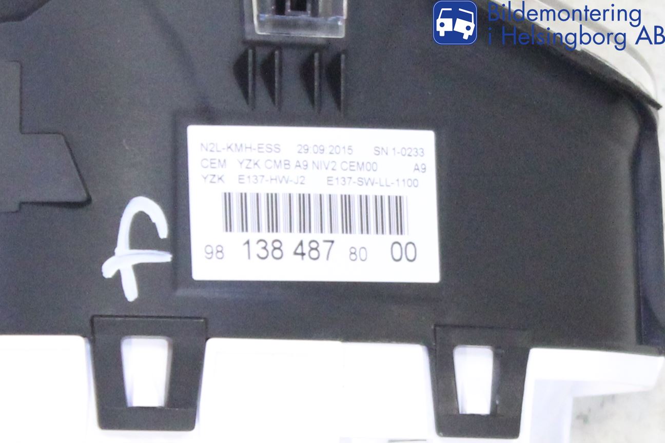 Peugeot 2008 13-20 Instrument Komb