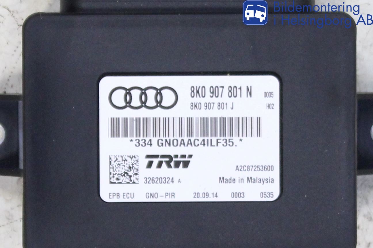 Audi A4 12-15 Styrenhet Parkbroms Epb