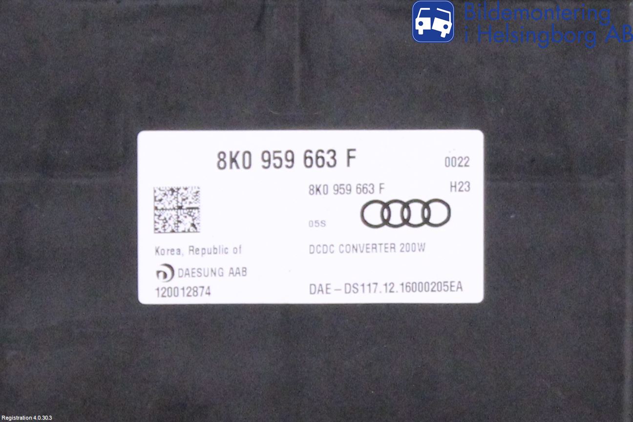 Audi A6 ALLROAD 12-18 Styrenhet Övrigt