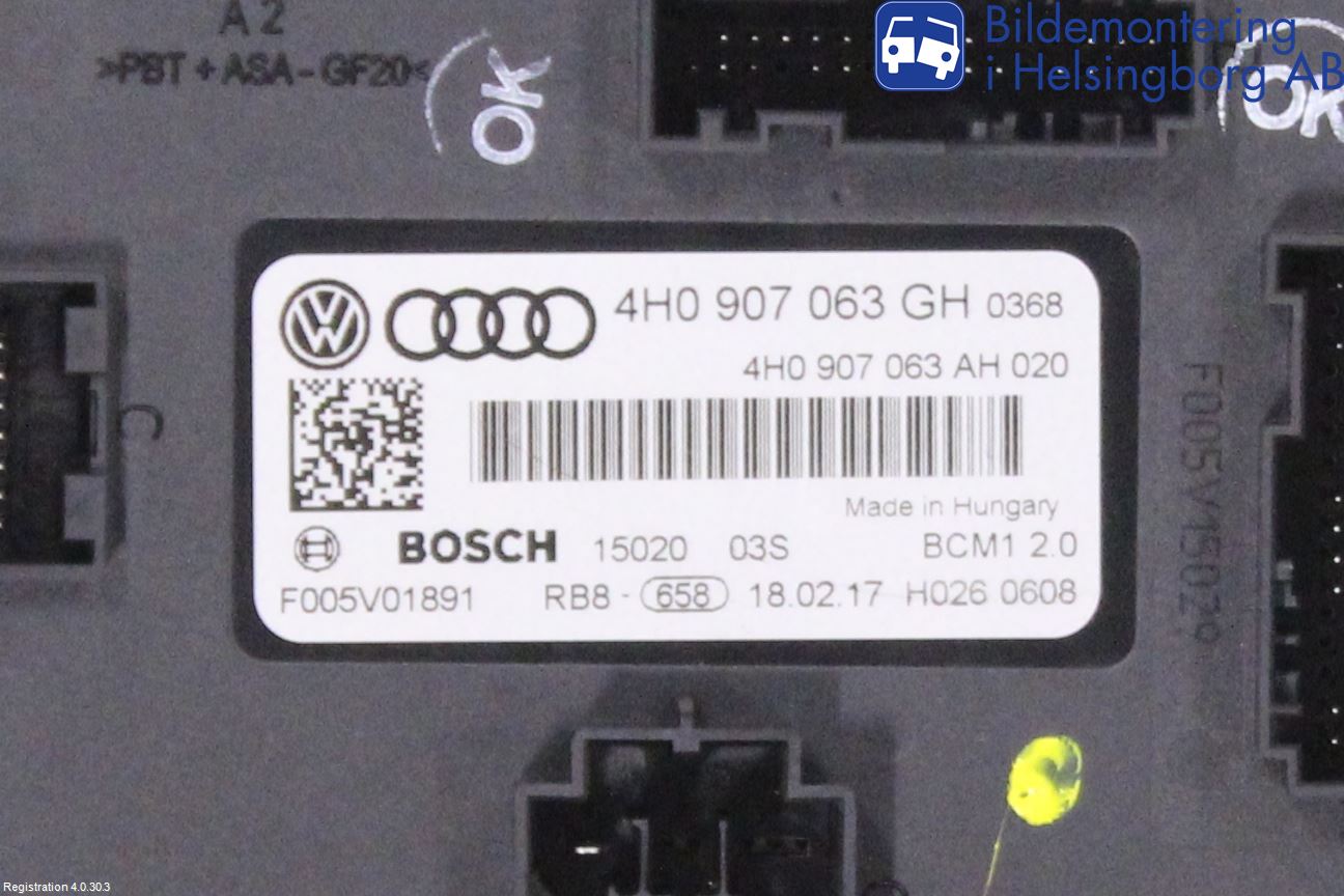 Audi A6 ALLROAD 12-18 Styrenhet Övrigt