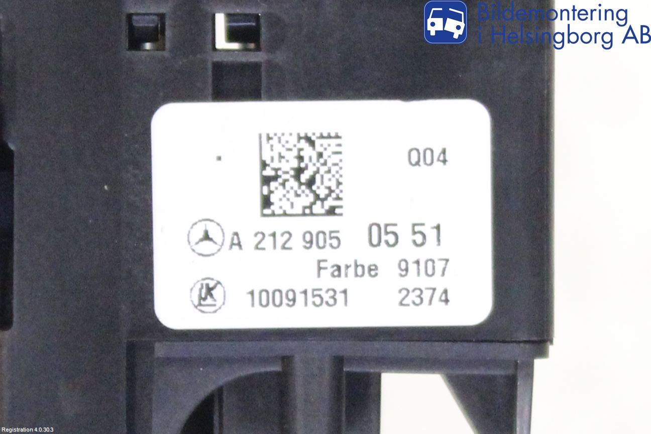 Mercedes-Benz MB GLK-KLASS (X204) 08-16 Strömställare Ljus