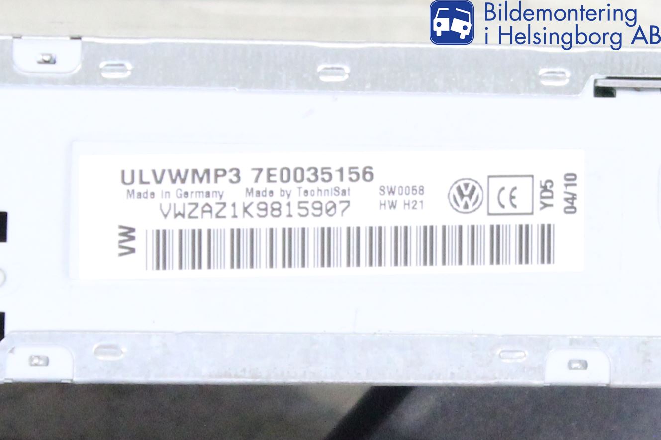 Volkswagen VW TRANSP/CARAVELLE (T5) 04-15 Cd Radio - Multimediapanel