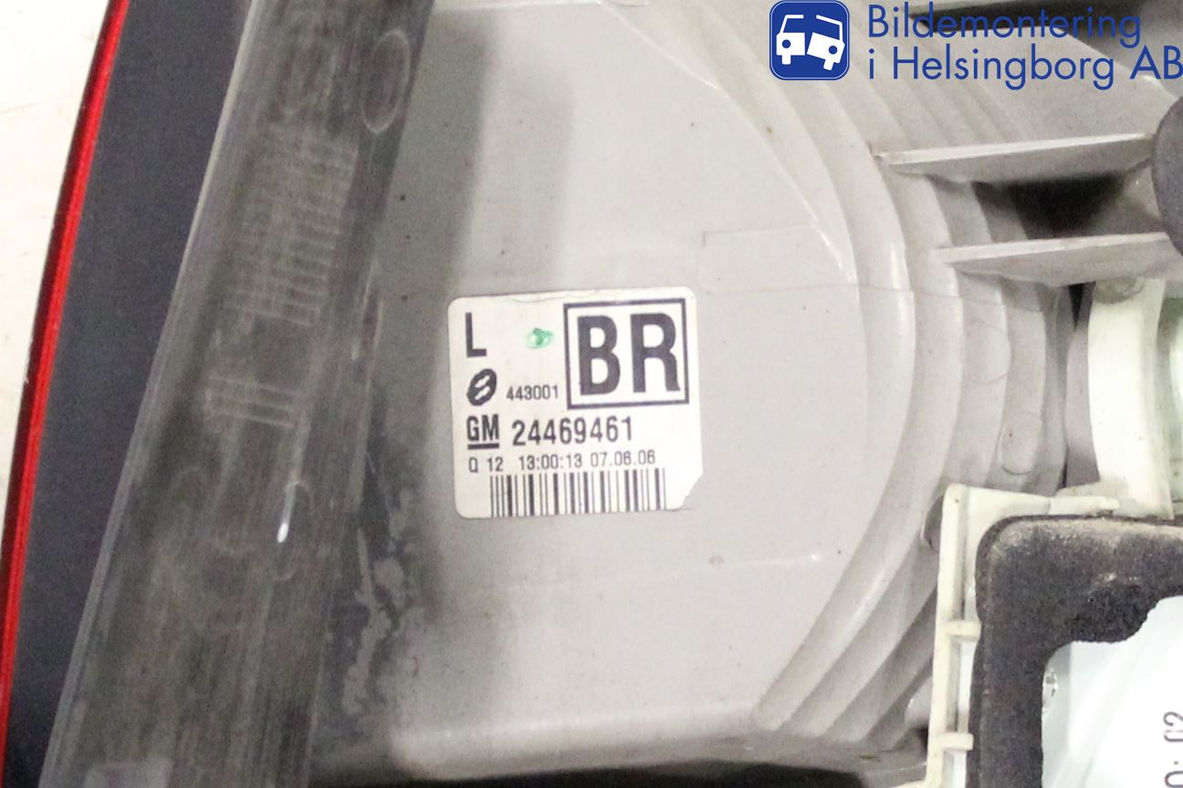 Opel VECTRA C 06-08 Bakljus Vänster