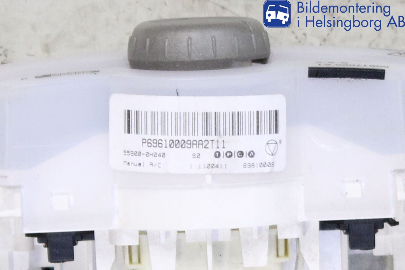 Toyota AYGO 06-14 Värmereglage