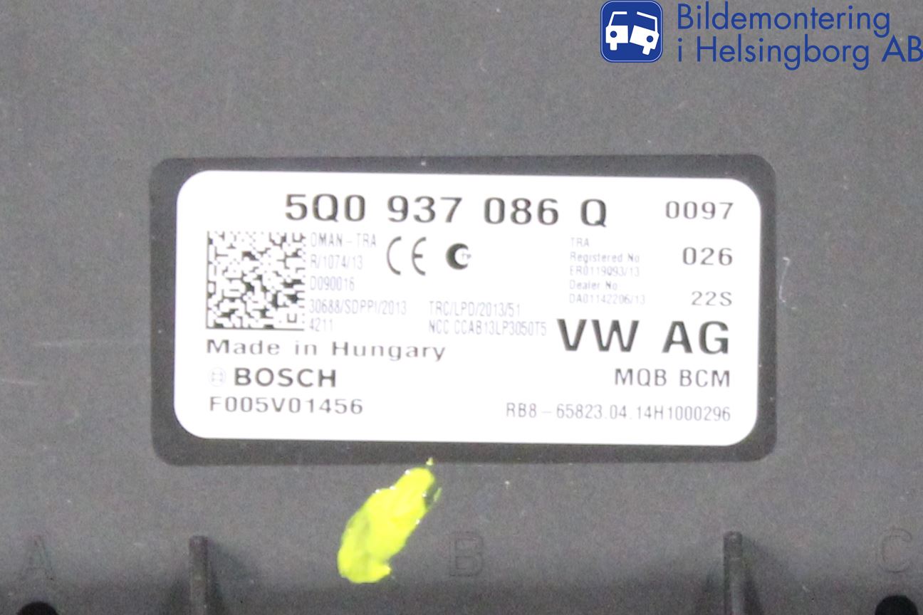 Volkswagen VW GOLF / E-GOLF VII 13-20 Komfort Styrdon