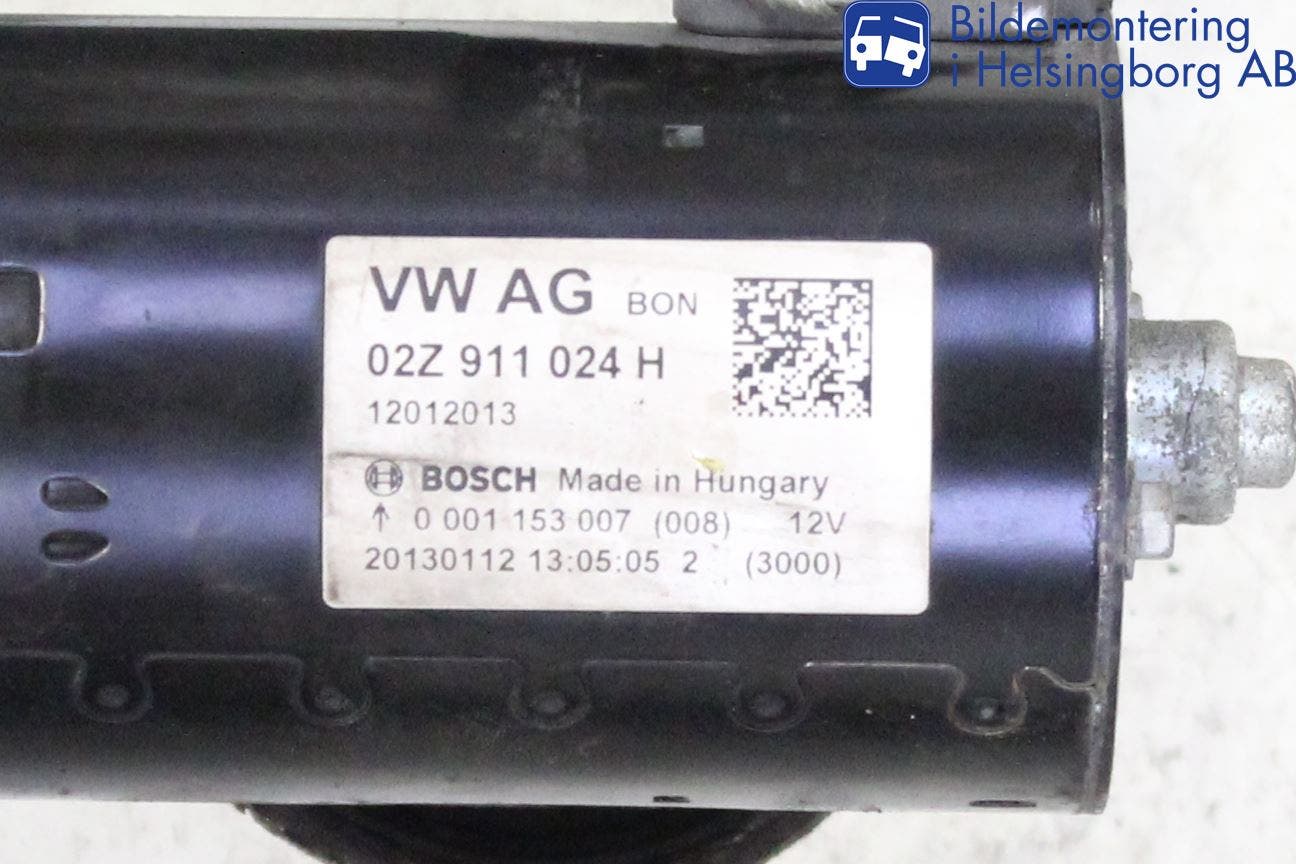 Audi A3/S3 05-13 Startmotor Diesel