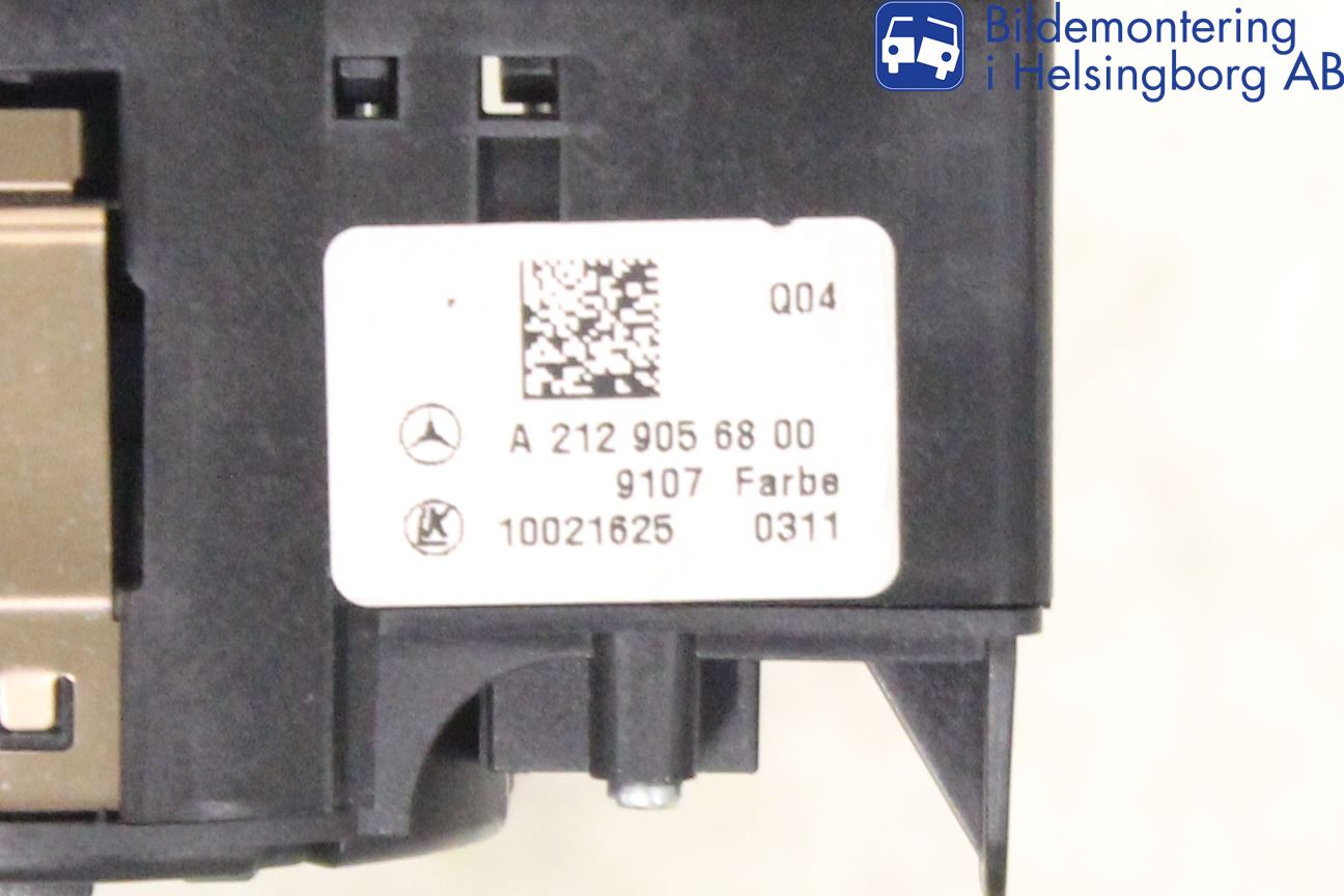 Mercedes-Benz MB E-KLASS (W212) 09-16 Strömställare Ljus