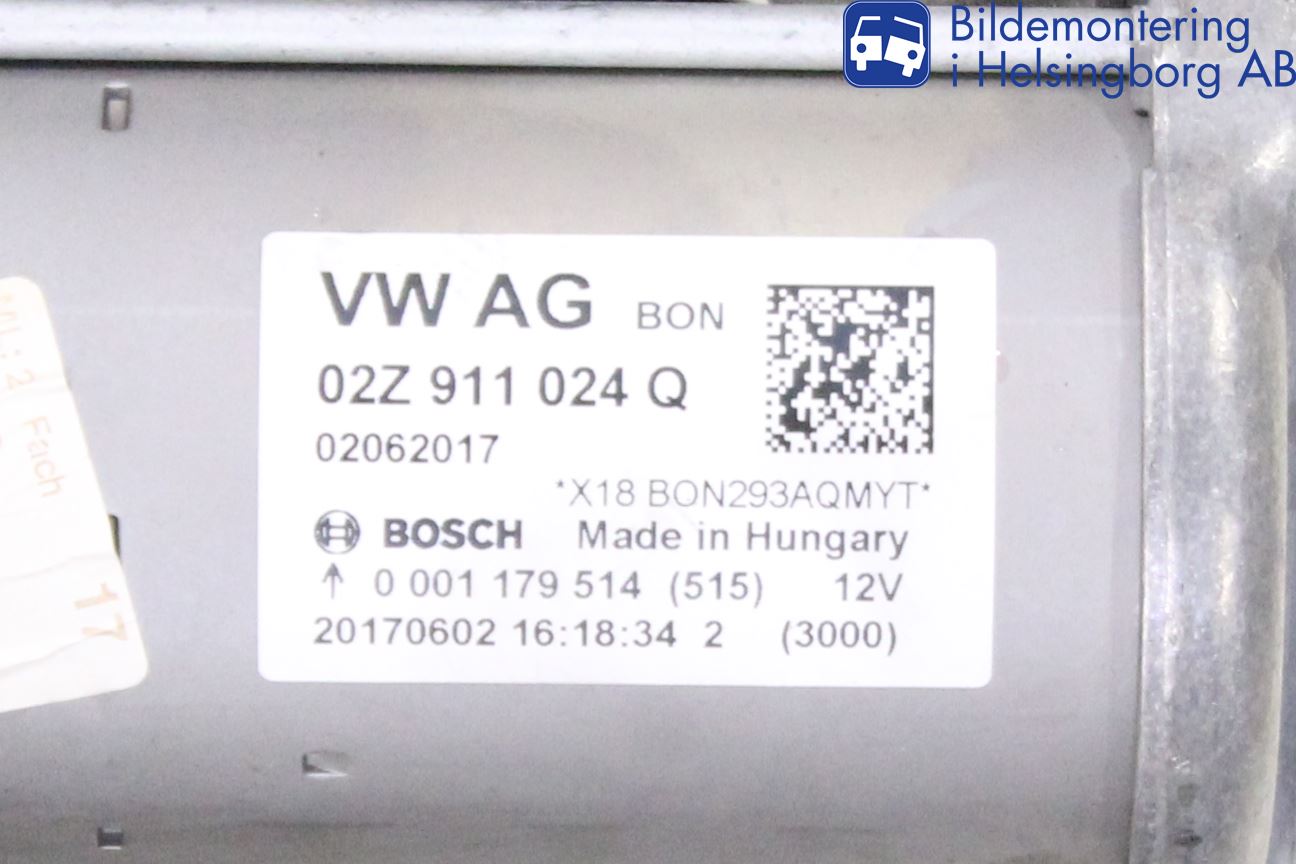 Volkswagen VW GOLF / E-GOLF VII 13-20 Startmotor