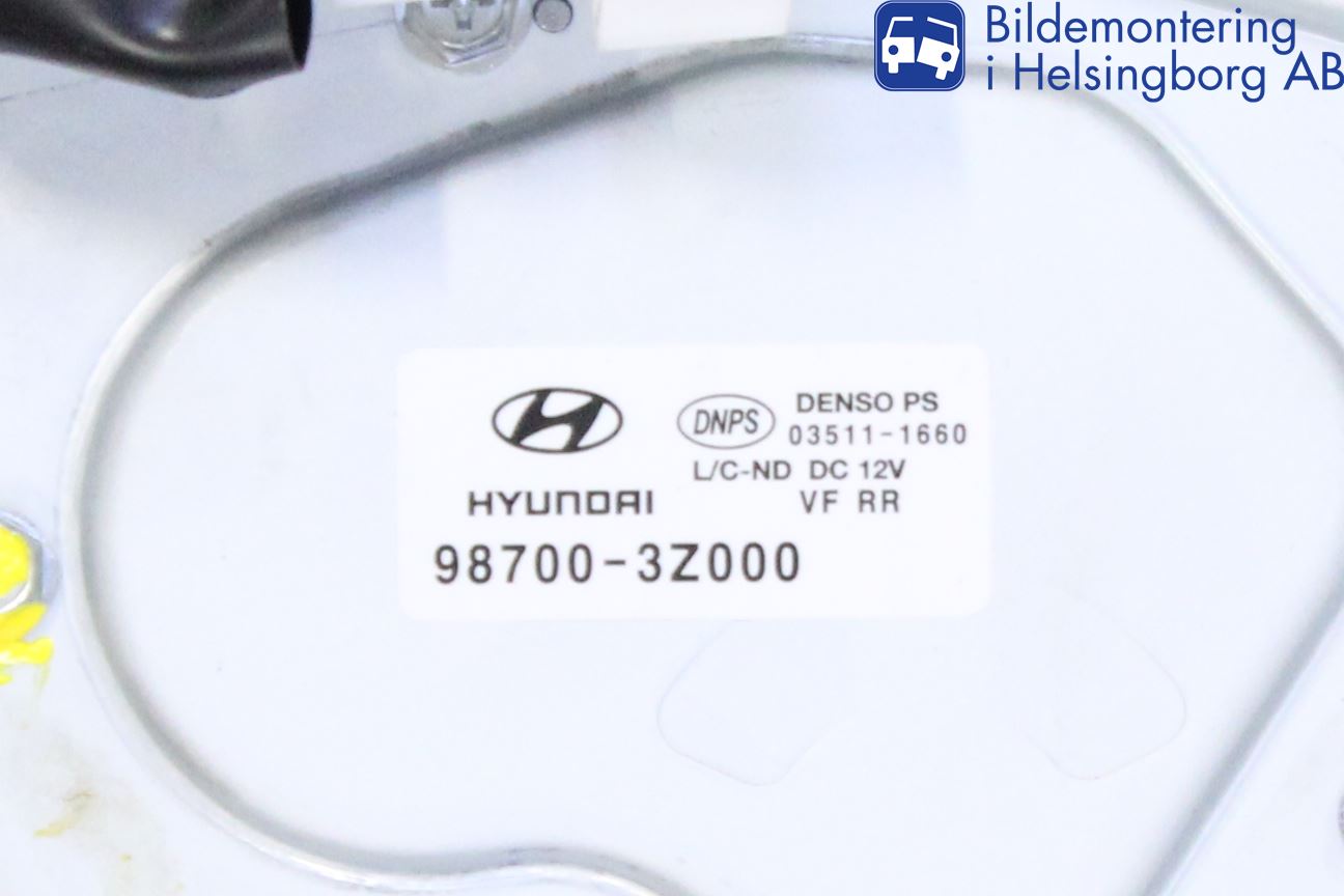 Hyundai i40 08-15 Torkarmotor Baklucka