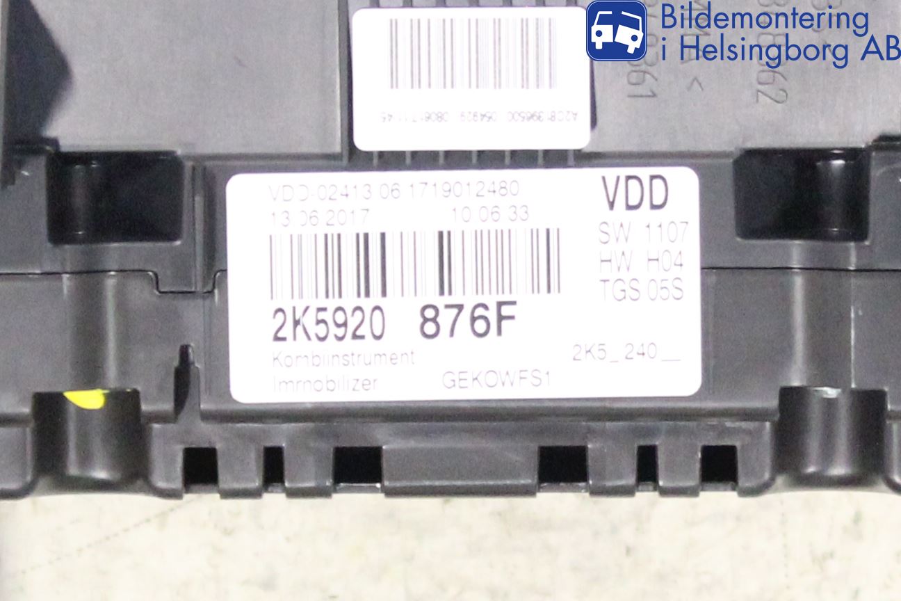 Volkswagen VW CADDY 16-20 Instrument Komb