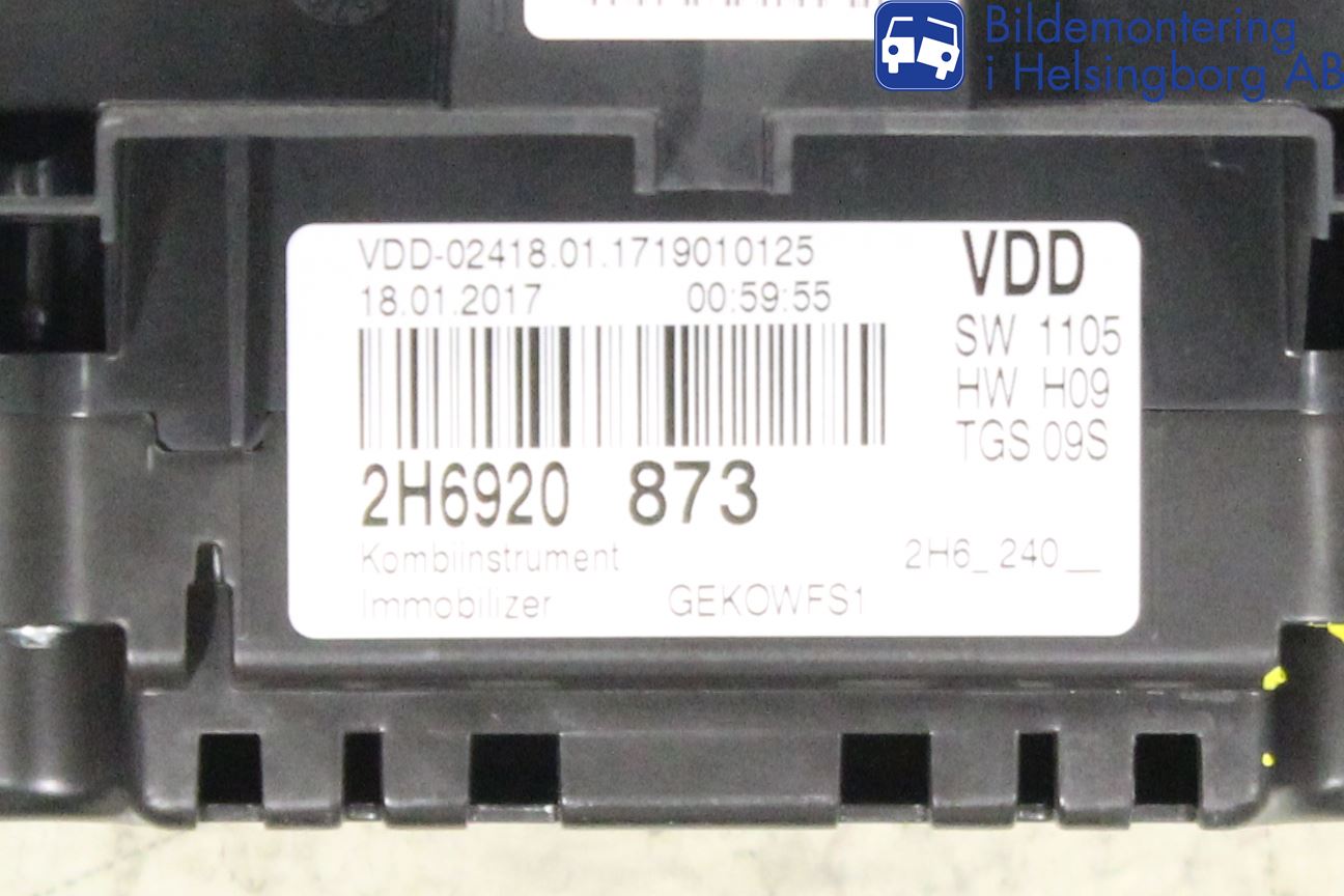 Volkswagen VW AMAROK 2H 10-22 Instrument Komb