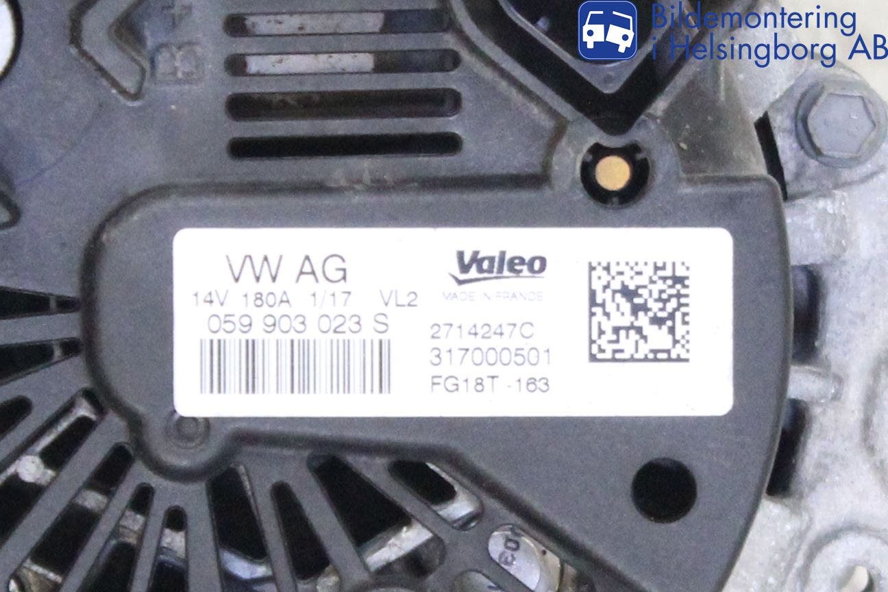 Volkswagen VW AMAROK 2H 10-22 Generator