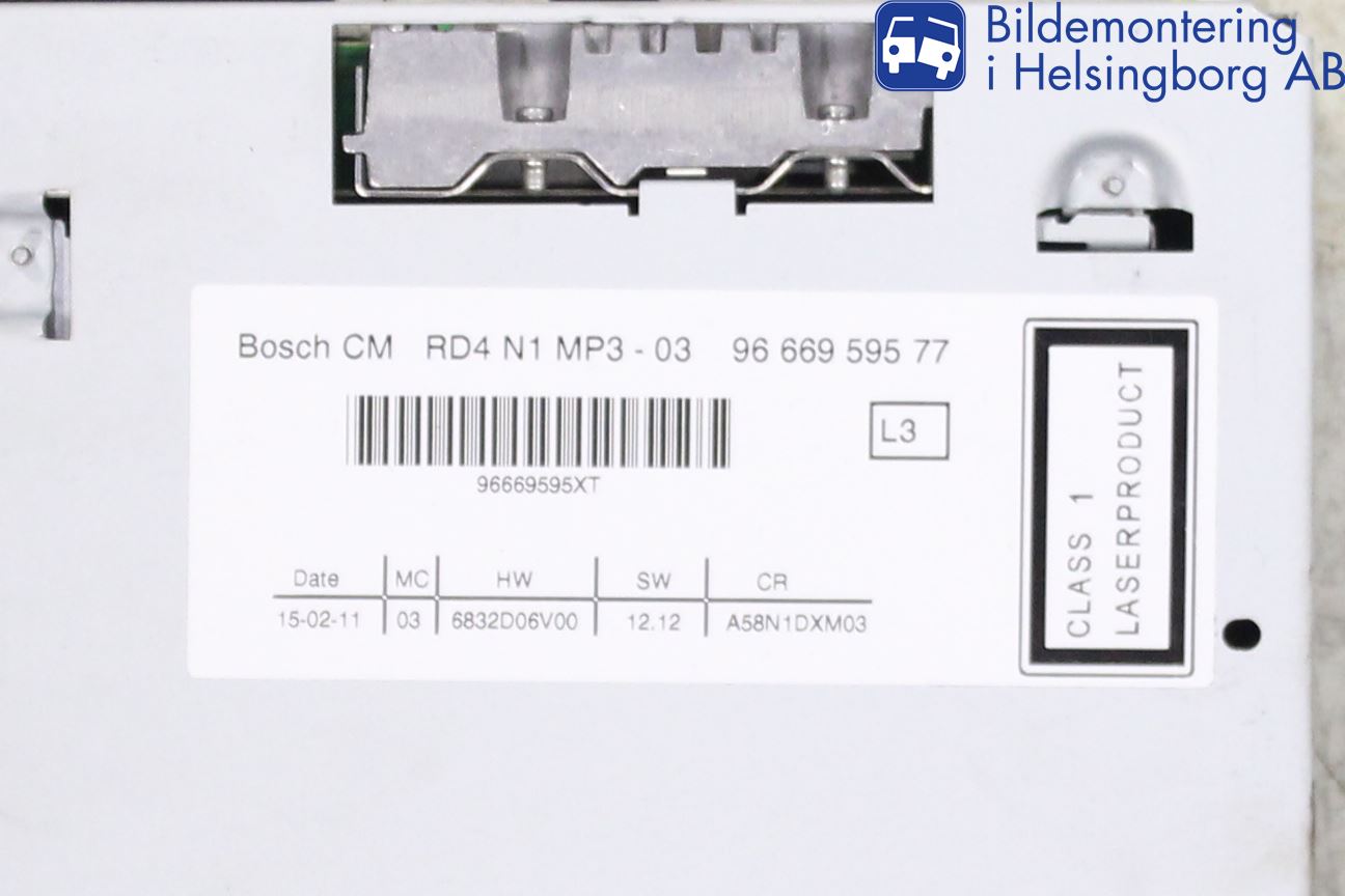 Peugeot 3008 09-16 Cd Radio - Multimediapanel
