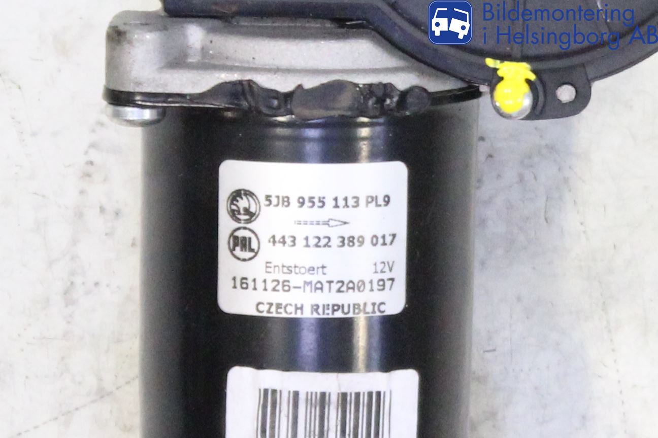 Skoda FABIA 15-21 Torkarmotor Vindruta