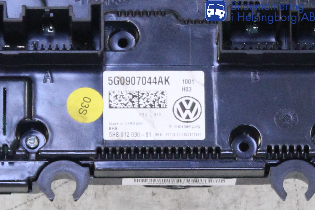 Volkswagen VW PASSAT 15-19 Ac Styrenhet Ac Manöveren