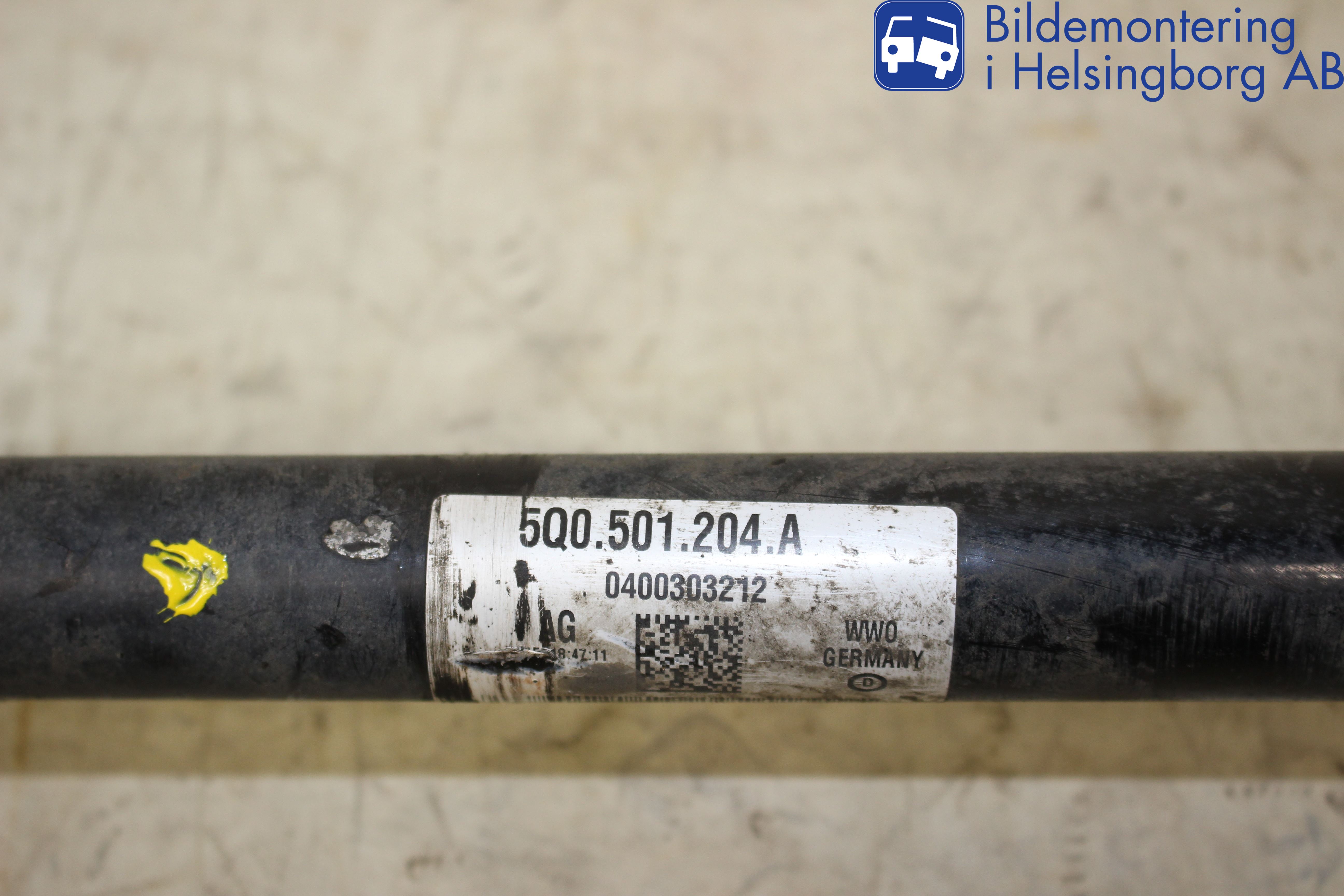 Audi A3/S3 8V 13-20 Drivaxel Bak Höger