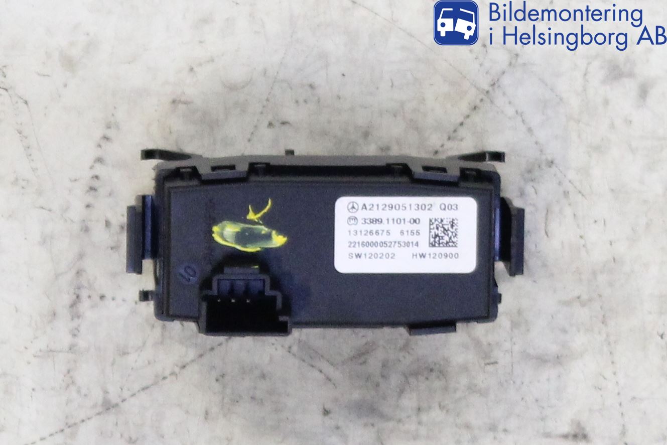 Mercedes-Benz MB E-KLASS (W212) 09-16 Strömställare Växellåda