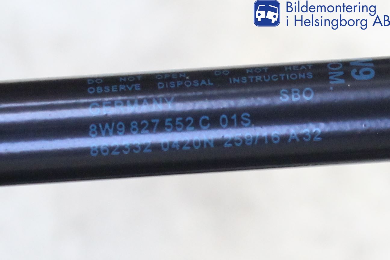 Audi A4/S4 B9 16-19 Gasfjäder Baklucka