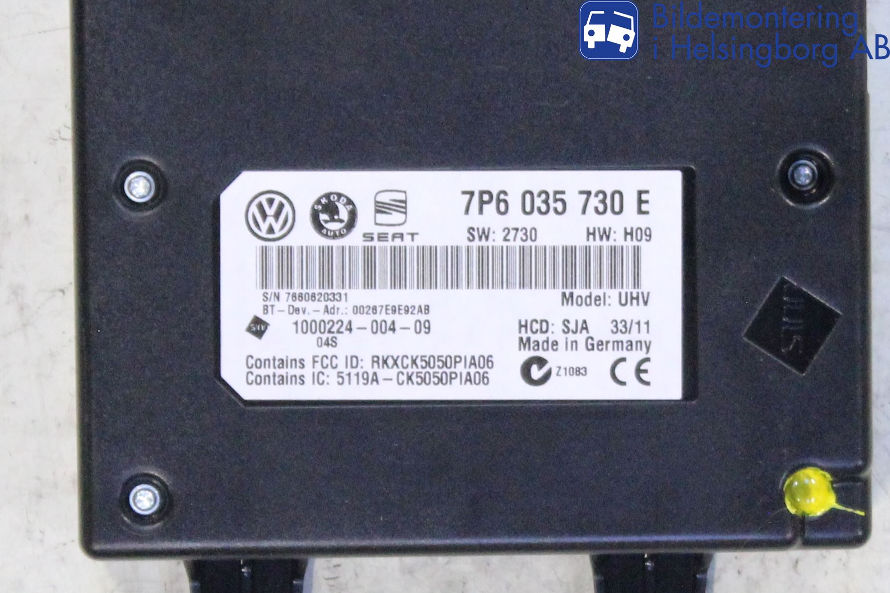 Volkswagen VW PASSAT 11-14 Styrenhet Övrigt