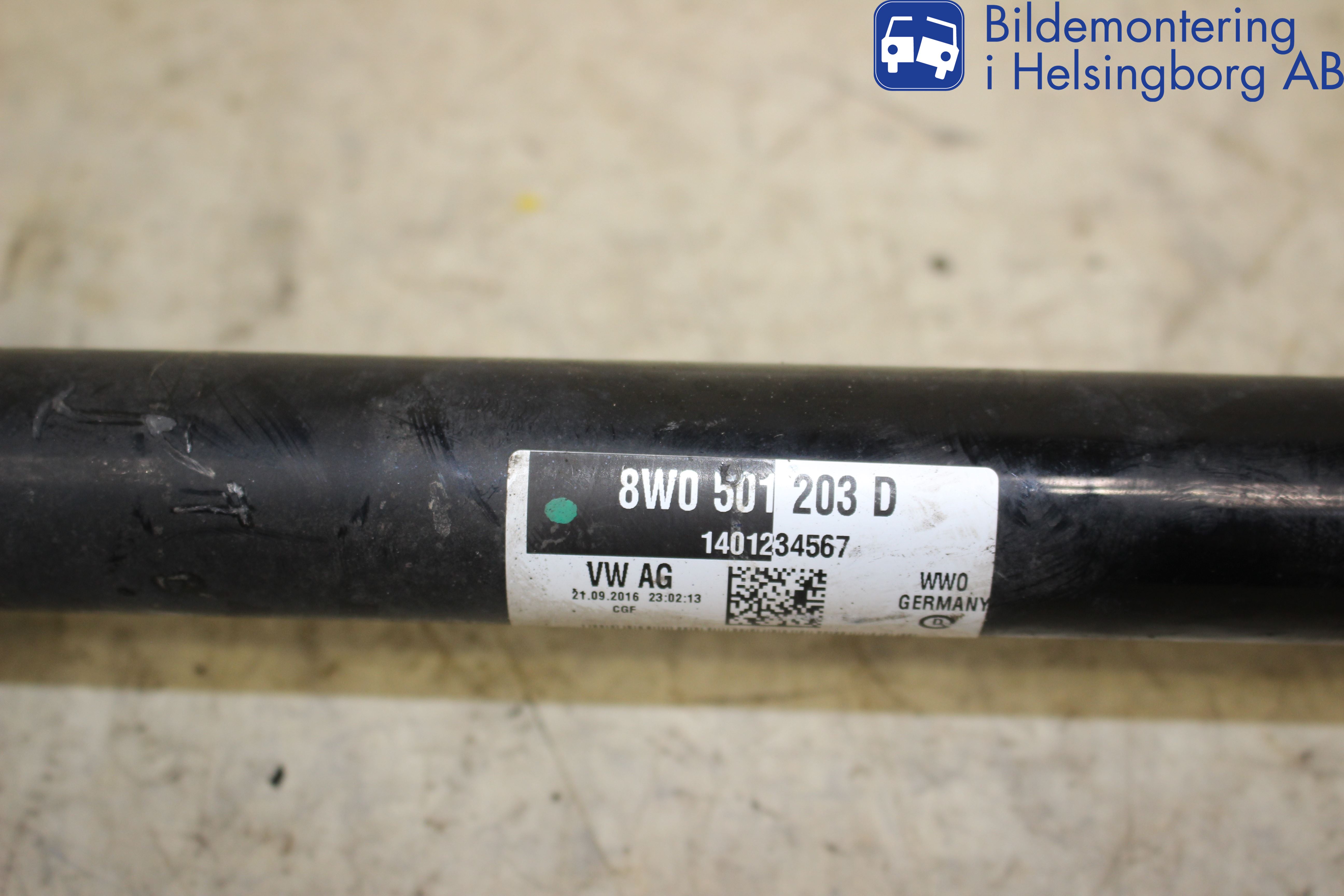 Audi A4/S4 B9 16-19 Drivaxel Bak Vänster