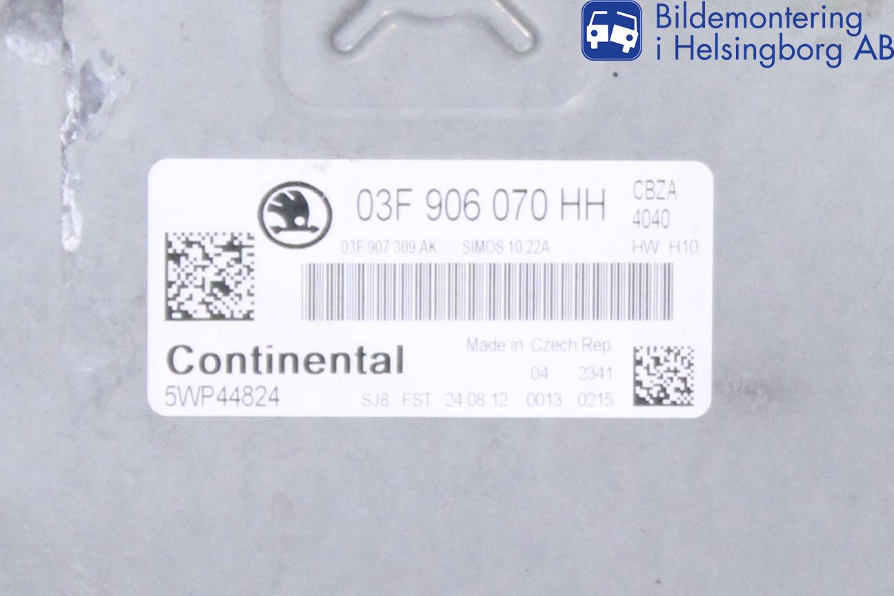 Skoda FABIA 07-14 Styrenhet Insprut Bensin