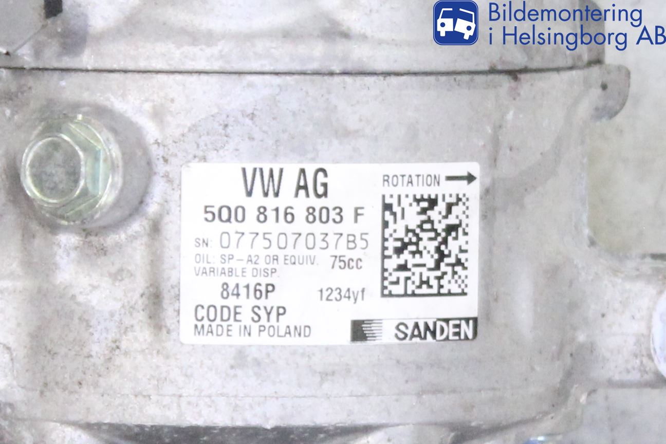 Skoda FABIA 15-21 Ac Kompressor