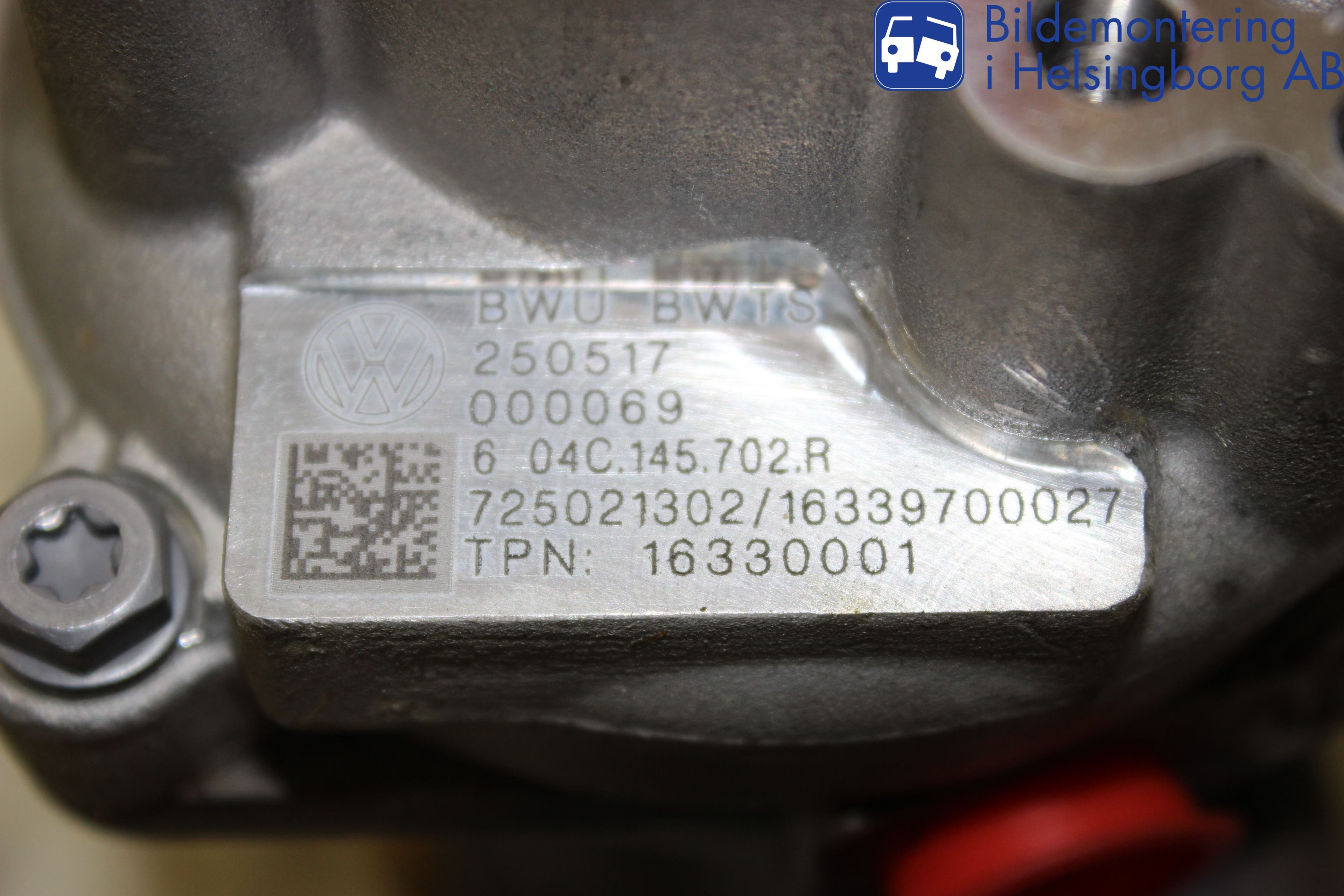 Volkswagen VW GOLF / E-GOLF VII 13-20 Turboaggregat