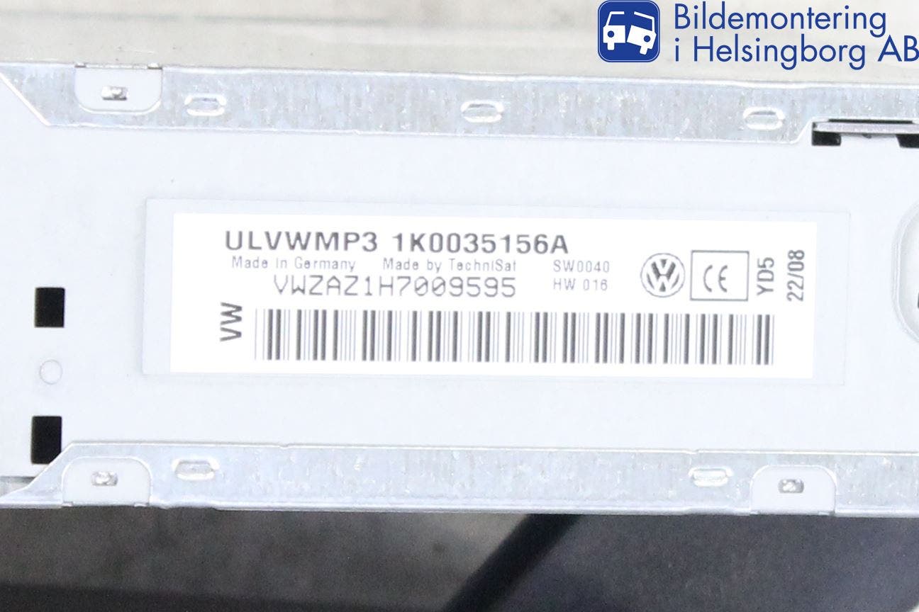 Volkswagen VW GOLF V 04-09 Cd Radio - Multimediapanel