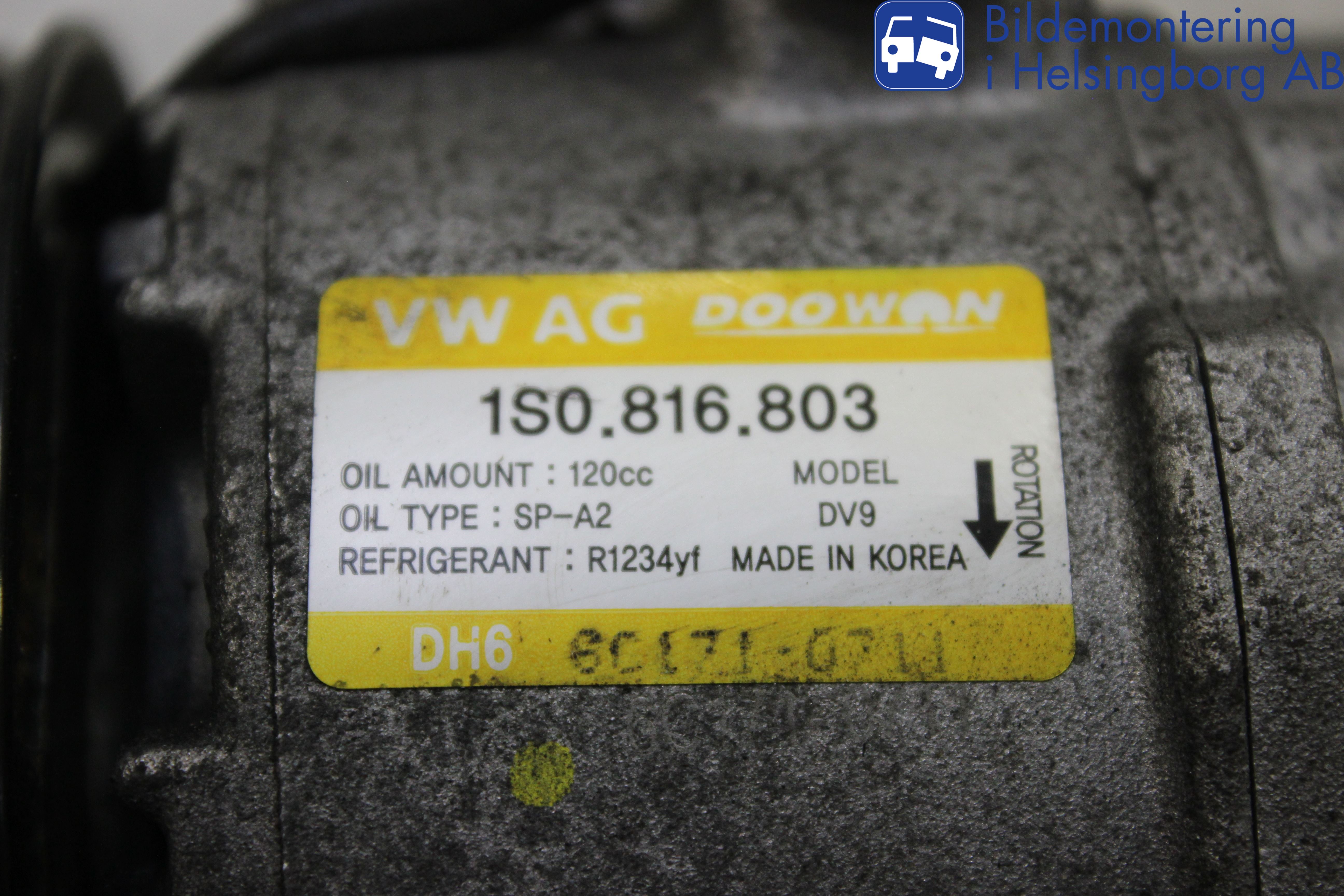 Volkswagen VW UP! / E-UP! Ac Kompressor