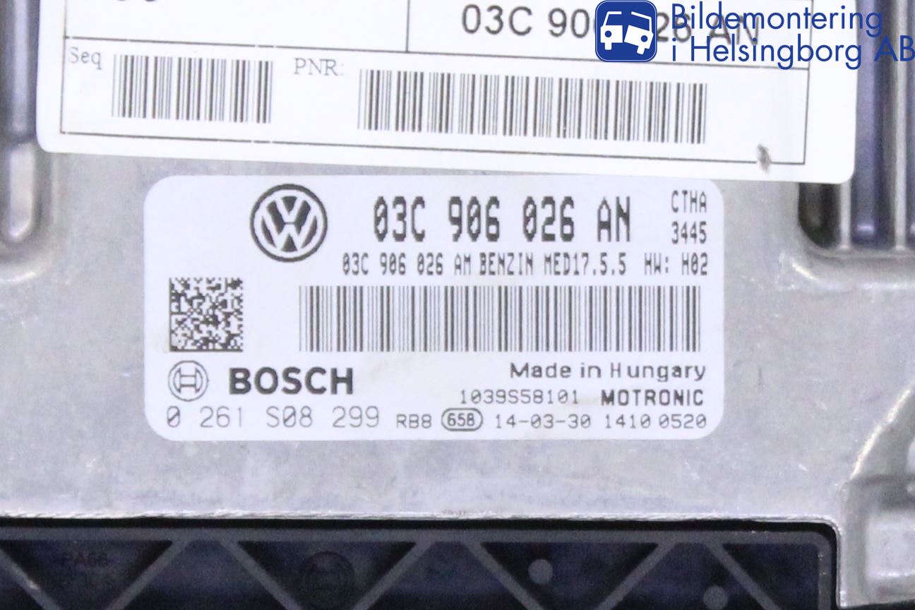 Seat ALHAMBRA 11- Styrenhet Insprut Bensin