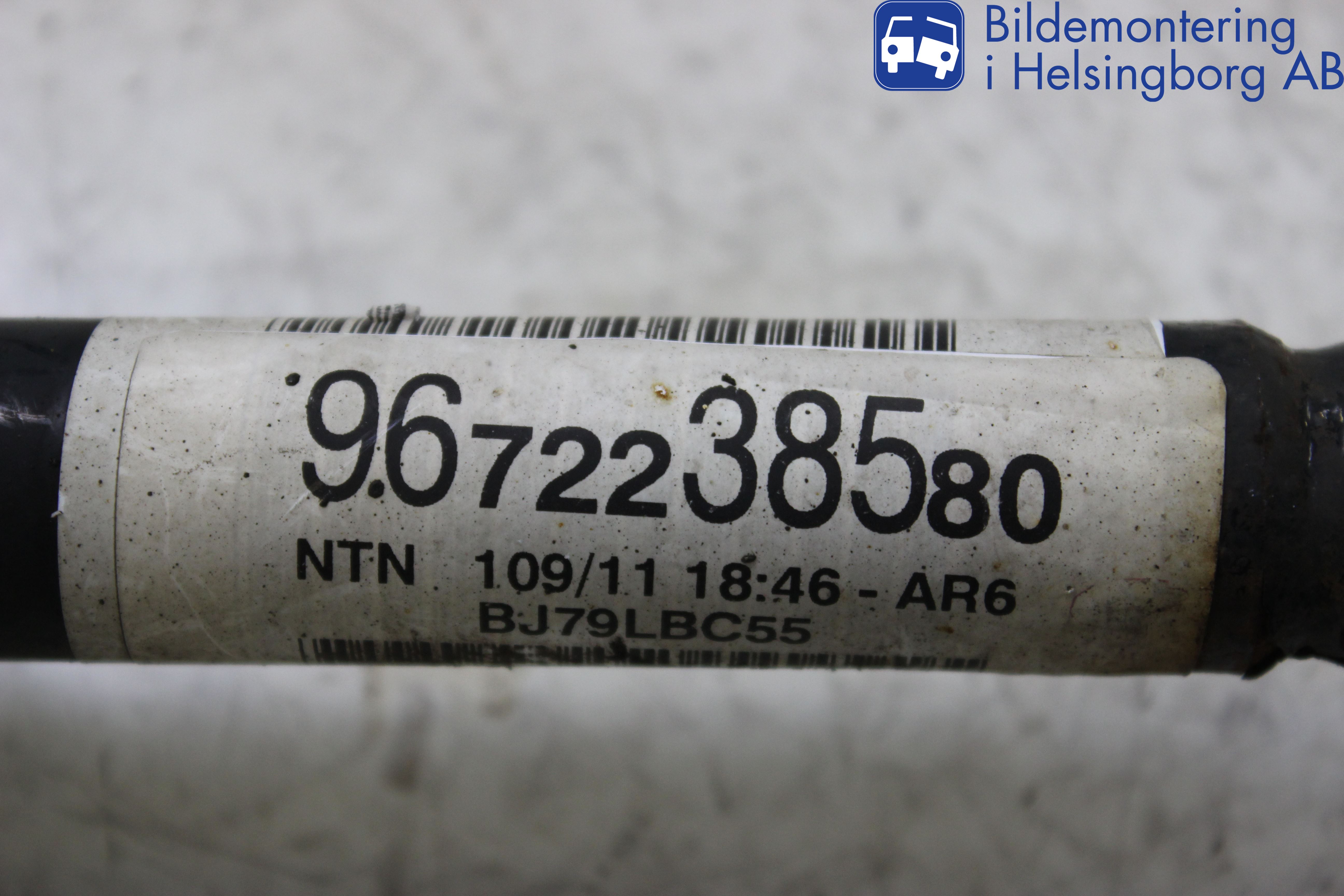Citroen C3 10-17 Drivaxel Fram Vänster
