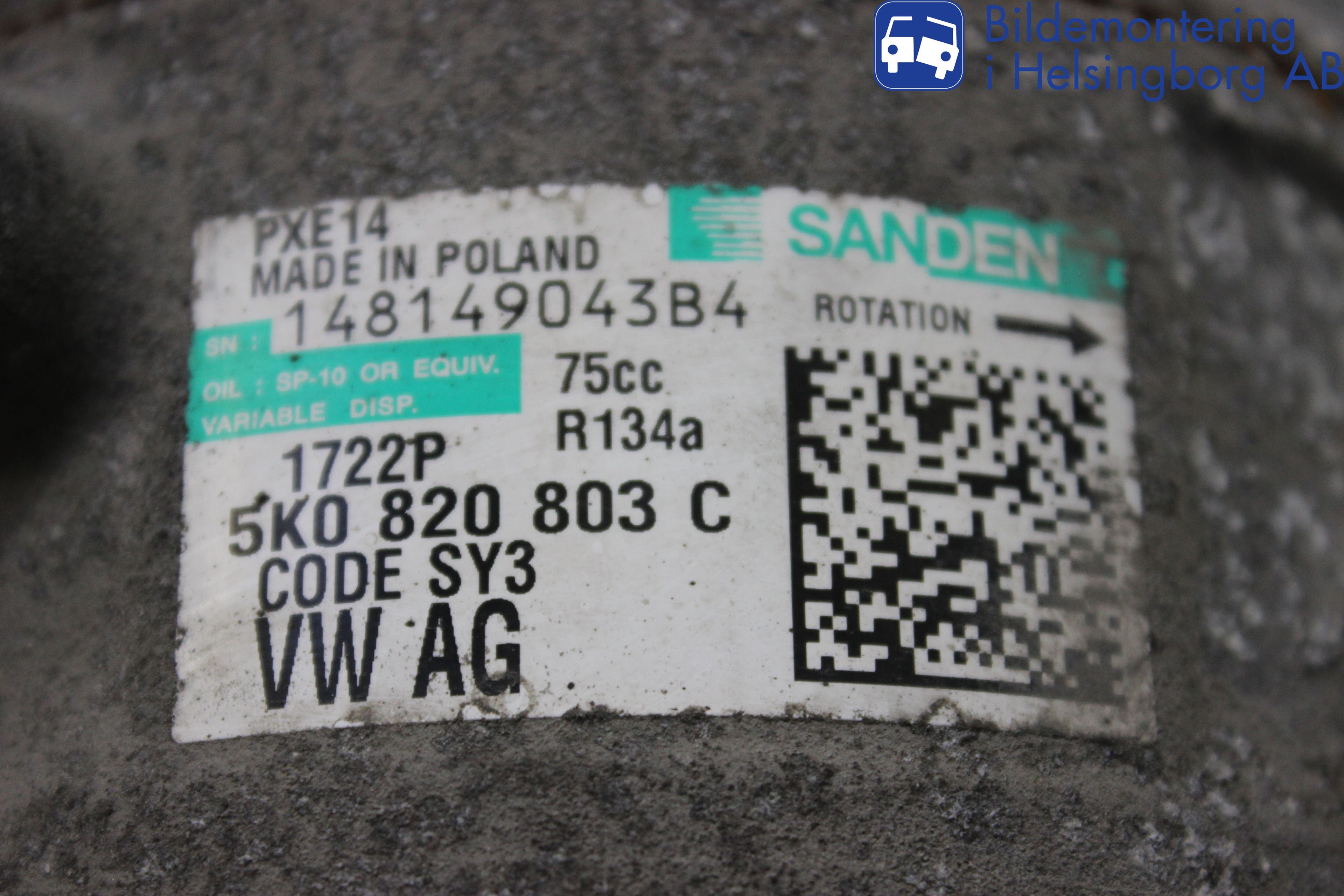 Seat IBIZA IV 08-16 Ac Kompressor